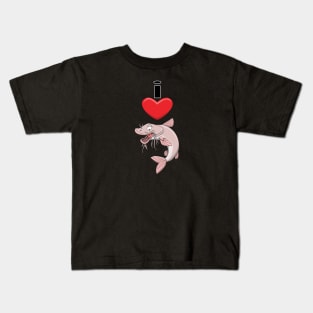 I Love Catfish Kids T-Shirt